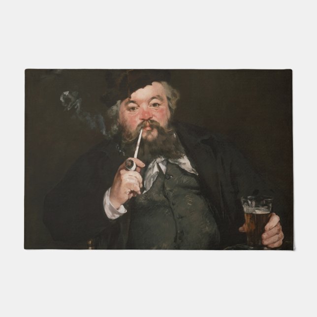 Edouard Manet - A Good Glass of Beer / Le bon bock Doormat (Front)