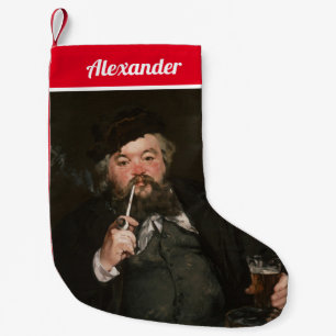 Edouard Manet - A Good Glass of Beer / Le bon bock Small Christmas Stocking
