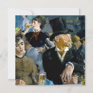 Edouard Manet - At the Cafe Invitation