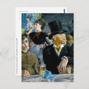 Edouard Manet - At the Cafe Postcard