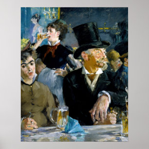 Edouard Manet - At the Cafe Poster