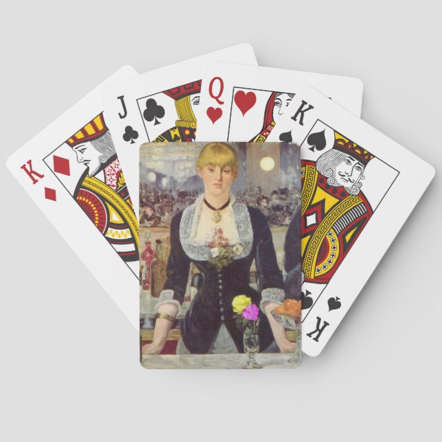 Edouard Manet "Bar at the Folies Bergere Bicycle P Playing Cards (Back)