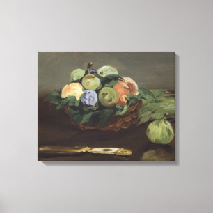 Edouard Manet - Basket of Fruit Canvas Print