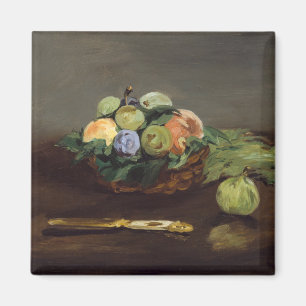 Edouard Manet - Basket of Fruits Magnet