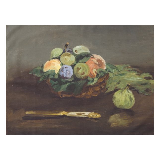 Edouard Manet - Basket of Fruits Tablecloth (Front (Horizontal))
