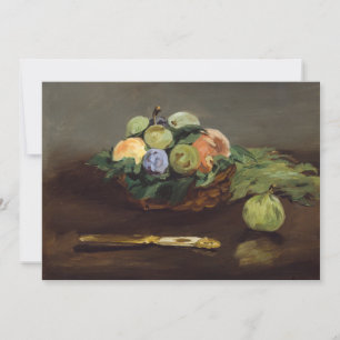 Edouard Manet - Basket of Fruits Thank You Card