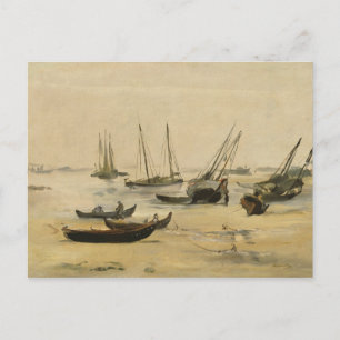 Edouard Manet Beach, Low Tide Postcard