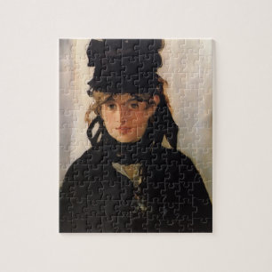 Edouard Manet-Berthe Morisot ,a bouquet of violets Jigsaw Puzzle