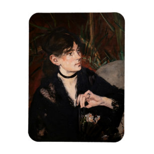 Edouard Manet - Berthe Morisot with a Fan 1874 Magnet