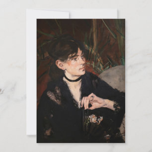 Edouard Manet - Berthe Morisot with a Fan 1874 Thank You Card
