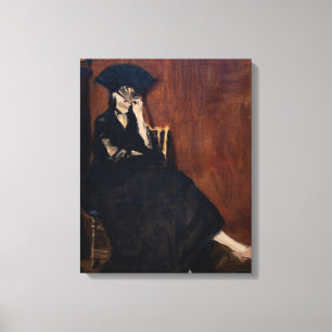 Edouard Manet - Berthe Morisot with a Fan Canvas Print