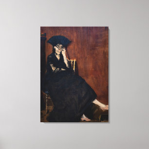 Edouard Manet - Berthe Morisot with a Fan Canvas Print