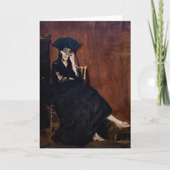 Edouard Manet - Berthe Morisot with a Fan Card (Front)