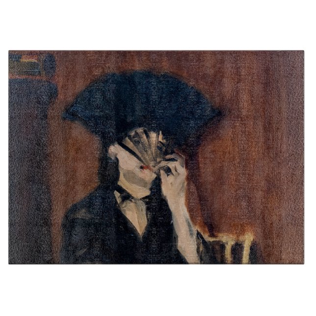 Edouard Manet - Berthe Morisot with a Fan Cutting Board (Front)