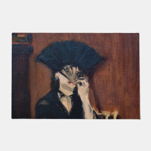 Edouard Manet - Berthe Morisot with a Fan Doormat