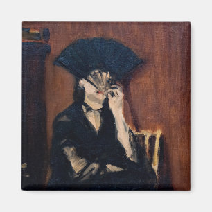 Edouard Manet - Berthe Morisot with a Fan Magnet