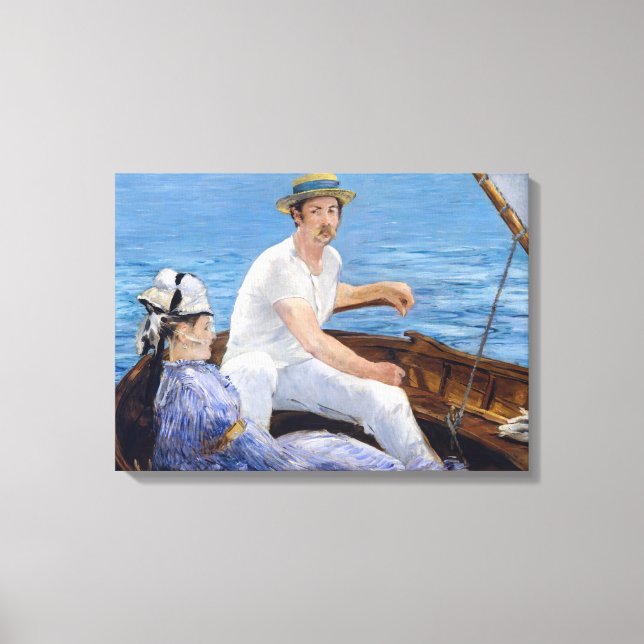 Edouard Manet - Boating Canvas Print (Front)