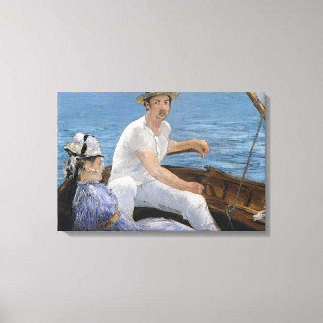 Edouard Manet - Boating Canvas Print (Front)