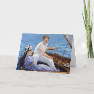 Edouard Manet - Boating Card