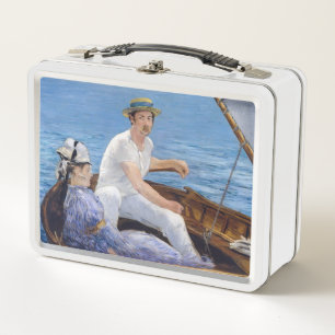 Edouard Manet - Boating Metal Lunch Box