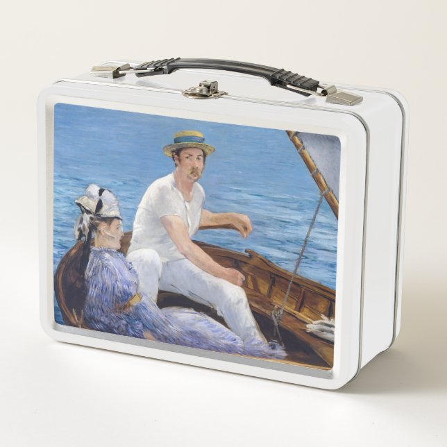 Edouard Manet - Boating Metal Lunch Box (Front)
