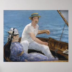 Edouard Manet - Boating Poster