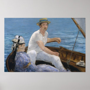 Edouard Manet - Boating Poster
