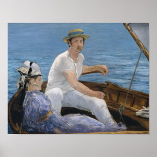 Edouard Manet - Boating Poster