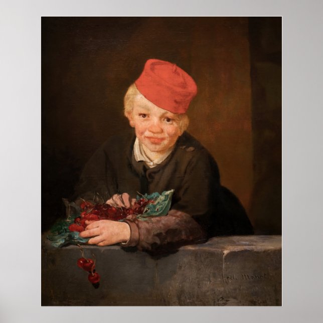 Edouard Manet - Boy with Cherries Poster (Front)