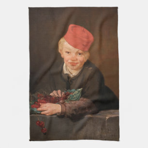 Edouard Manet - Boy with Cherries Tea Towel