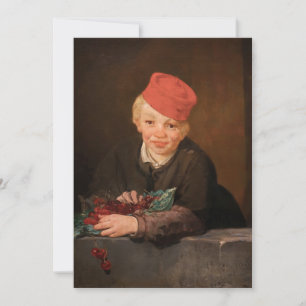 Edouard Manet - Boy with Cherries Thank You Card