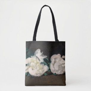 Edouard Manet - Branch of White Peonies, Secateurs Tote Bag