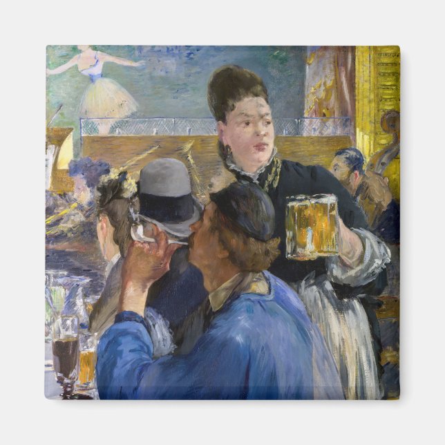 Edouard Manet - Corner of a Cafe-Concert Magnet (Front)