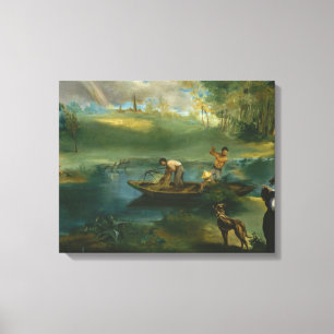 Edouard Manet - Fishing Canvas Print
