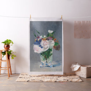 Edouard Manet - Flowers in a Crystal Vase Fabric