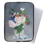 Edouard Manet - Flowers in a Crystal Vase Laptop Sleeve<br><div class="desc">Flowers in a Crystal Vase / Fleurs dans un vase de cristal - Edouard Manet in 1882</div>