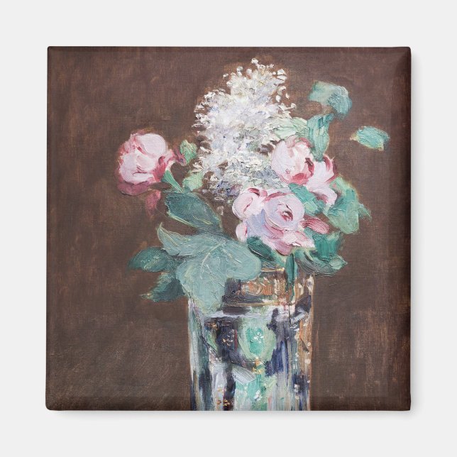 Edouard Manet - Flowers in a Crystal Vase Magnet (Front)