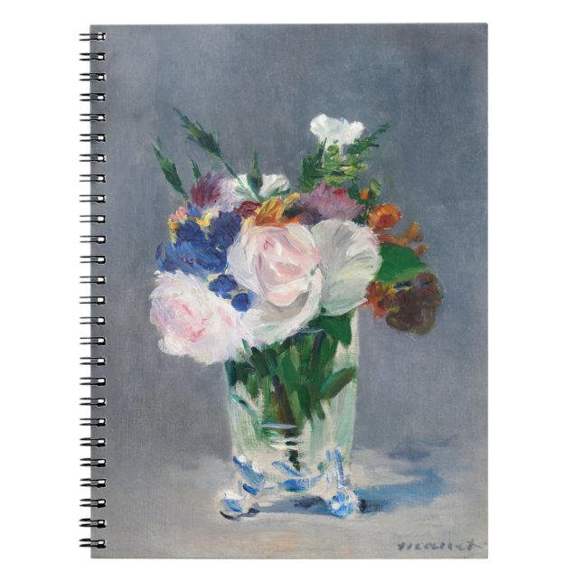 Edouard Manet - Flowers in a Crystal Vase Notebook (Front)