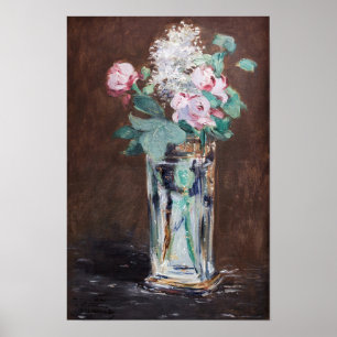 Edouard Manet - Flowers in a Crystal Vase Poster