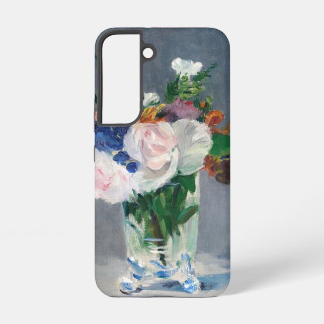 Edouard Manet - Flowers in a Crystal Vase Samsung Galaxy S22 Case (Back)