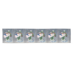 Edouard Manet - Flowers in a Crystal Vase Short Table Runner