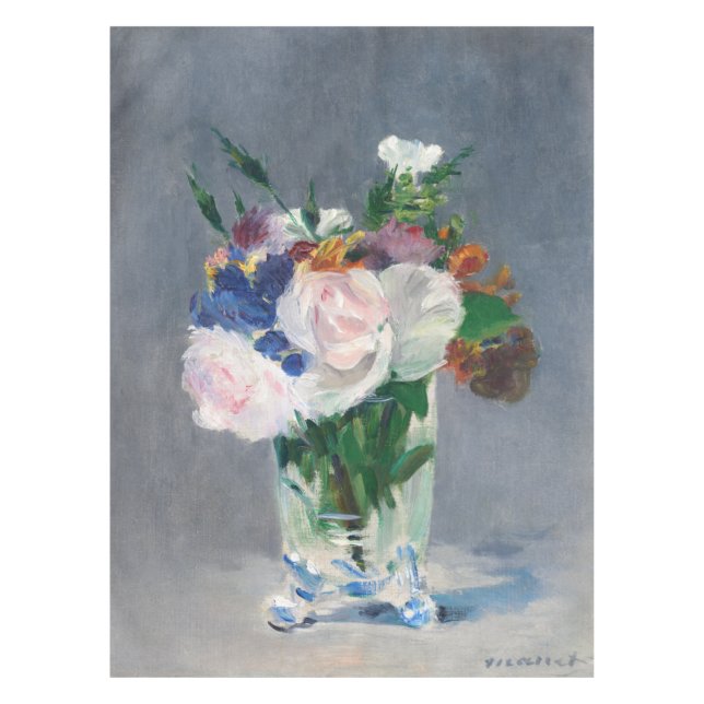 Edouard Manet - Flowers in a Crystal Vase Tablecloth (Front)