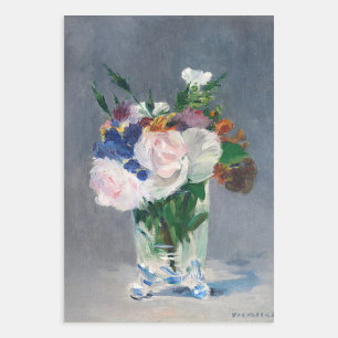 Edouard Manet - Flowers in a Crystal Vase Wrapping Paper Sheet