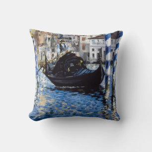 Edouard Manet - Grand Canal, Venice Cushion