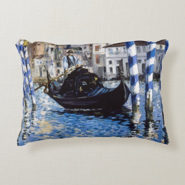 Edouard Manet - Grand Canal, Venice Decorative Cushion (Front)