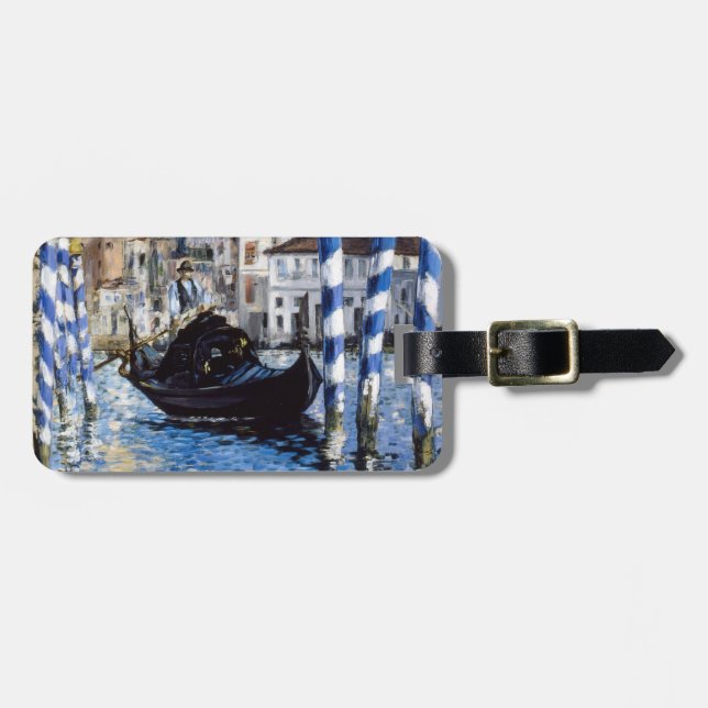 Edouard Manet - Grand Canal, Venice Luggage Tag (Front Horizontal)