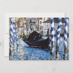 Edouard Manet - Grand Canal, Venice Thank You Card