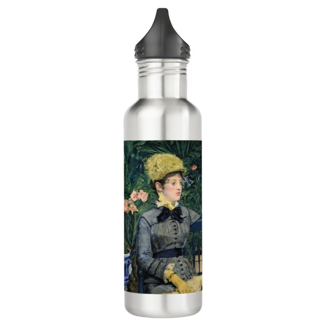 Edouard Manet - In the Conservatory 710 Ml Water Bottle (Left)