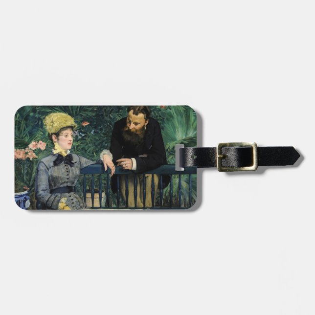 Edouard Manet - In the Conservatory Luggage Tag (Front Horizontal)