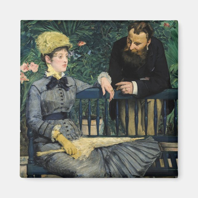 Edouard Manet - In the Conservatory Magnet (Front)